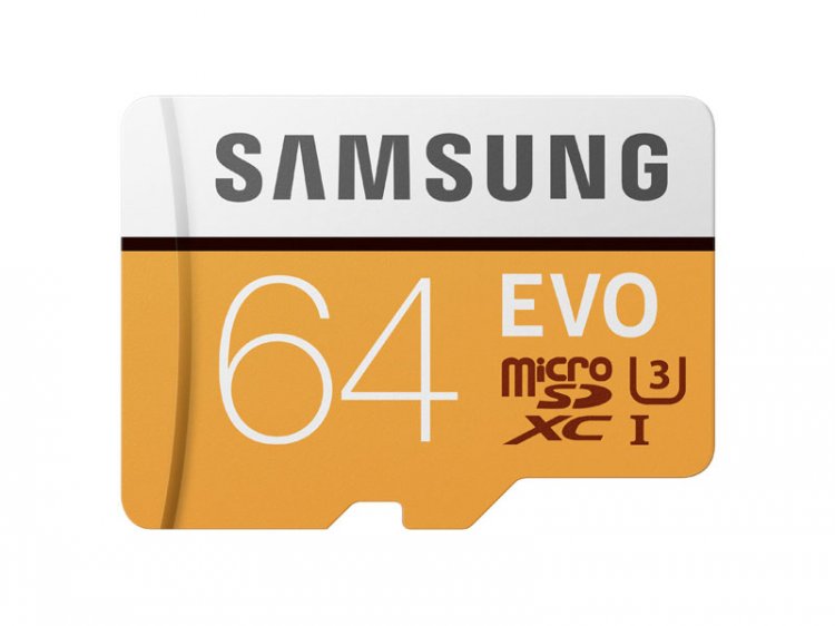 Samsung EVO 64GB Class 10 MicroSDXC U-1 Memory Card - Click Image to Close