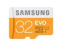 Samsung EVO 32GB Class 10 MicroSDHC U-1 Memory Card